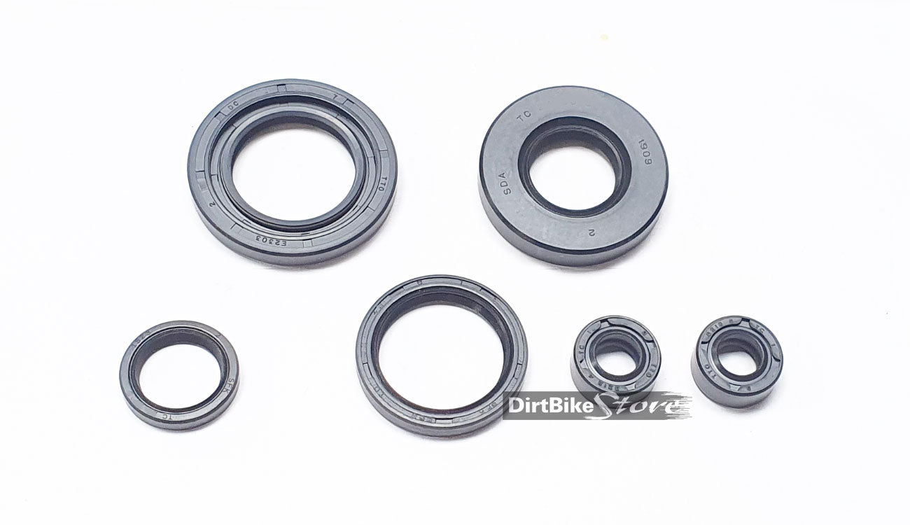 Suzuki RM 250 N T ( 1979 - 1980 ) Air-Cooled Full Engine Oil Seal Set Kit x 6pc