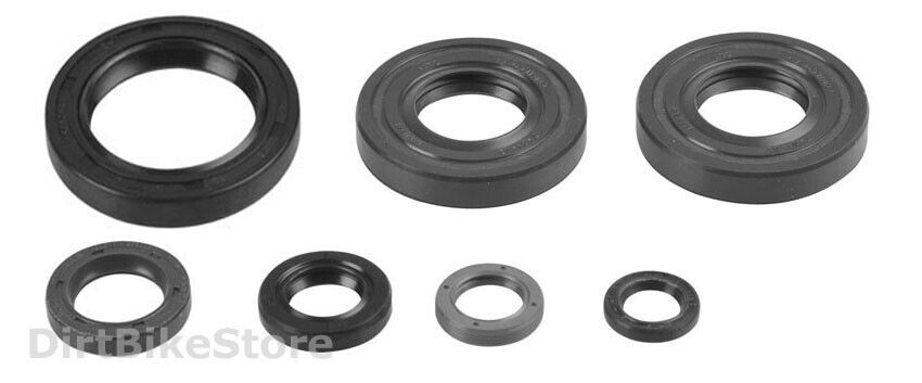 Kawasaki KMX 125 ( 1988 - 2002 ) Engine Oil Seal Set Kit x 7pcs