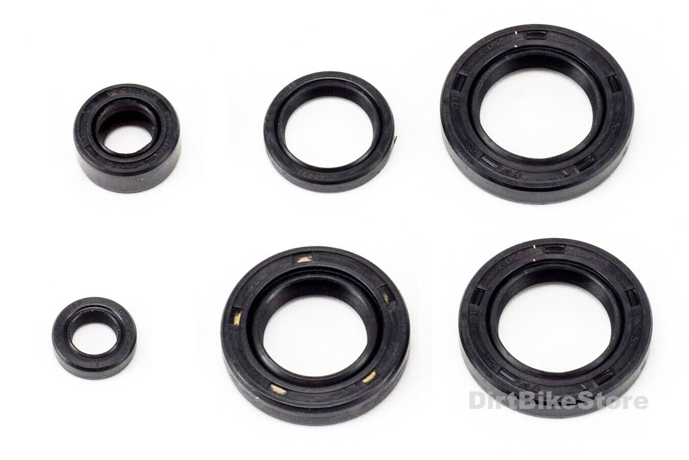 Suzuki RM 125 N T Air-Cooled ( 1979 - 1980 ) FULL Engine Oil Seal Set Kit x 6pcs