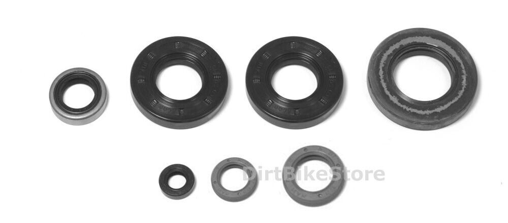 Kawasaki KMX 125 A1 A2 B1 B2 ( 1986 - 1987 ) Engine Oil Seal Set Kit x 7pcs