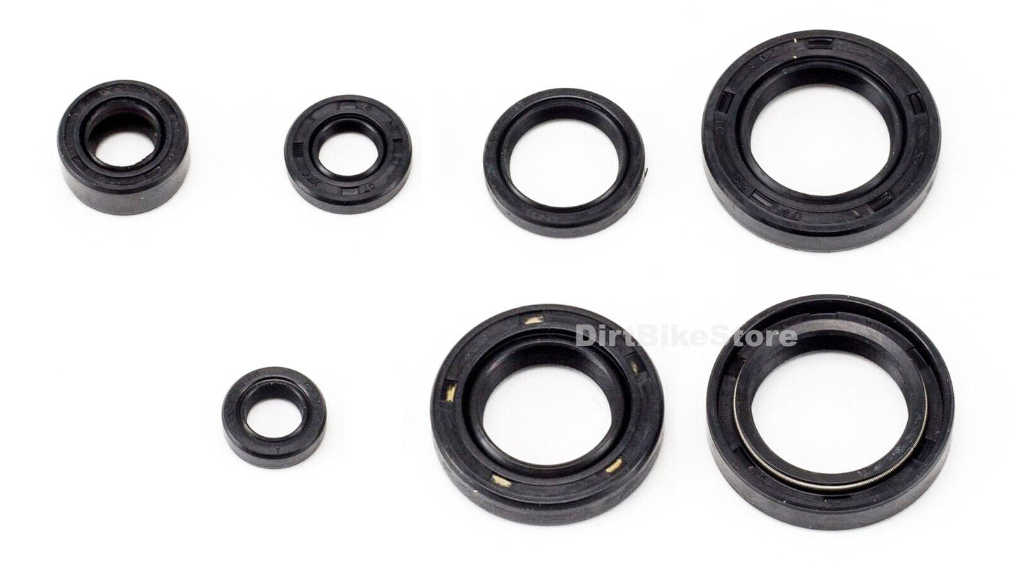 Suzuki RM 125 X ( 1981 Only ) FULL Engine Oil Seal Set Kit x 7pcs