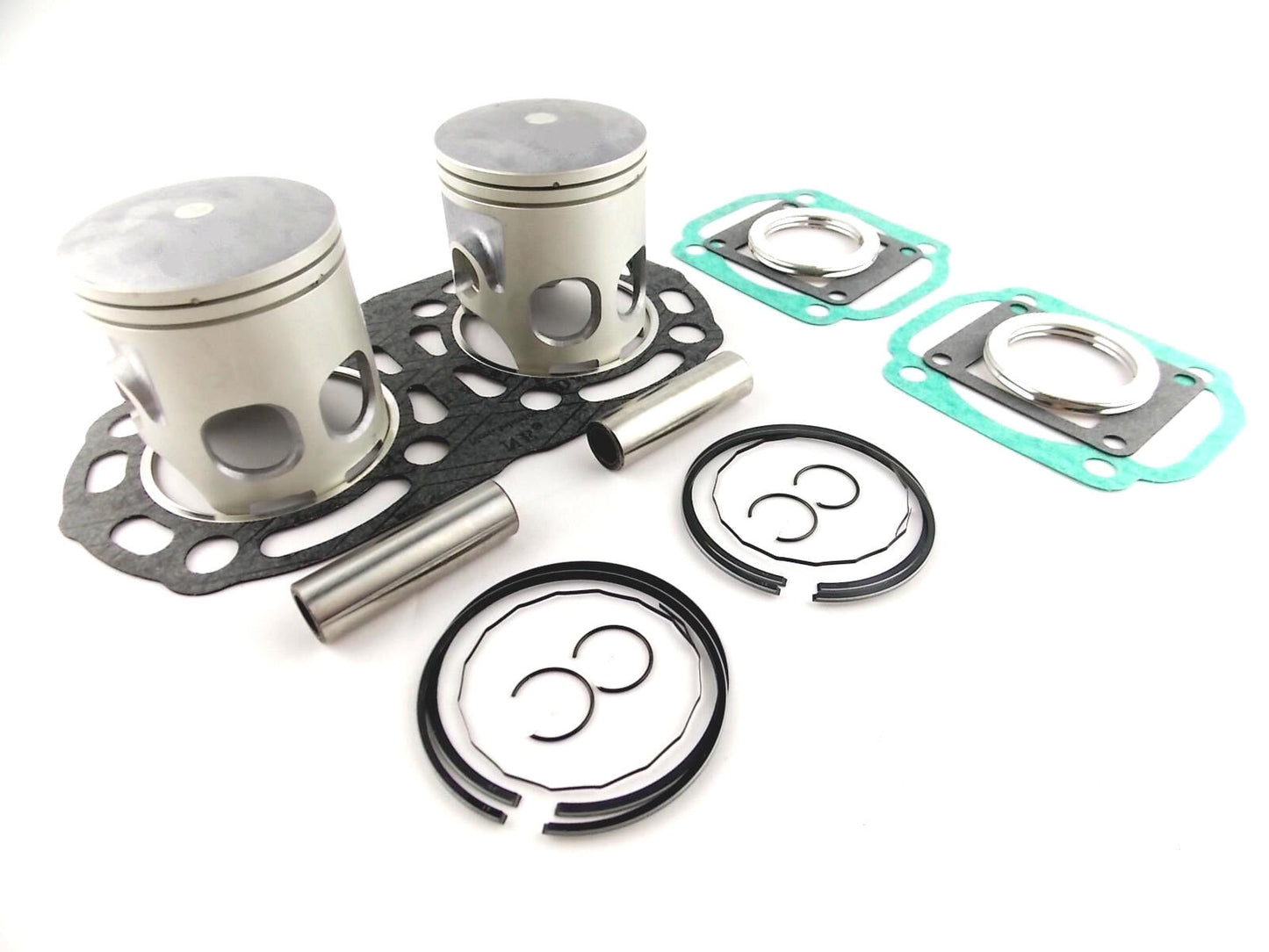 Yamaha RD 350 YPVS RZ (1983-1992) Japanese Piston Kits x 2pcs & Top Gasket Set