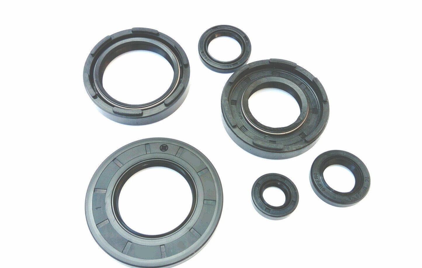 Yamaha DT 250 B C ( 1975 - 1976 ) Full Engine Oil Seal Set Kit