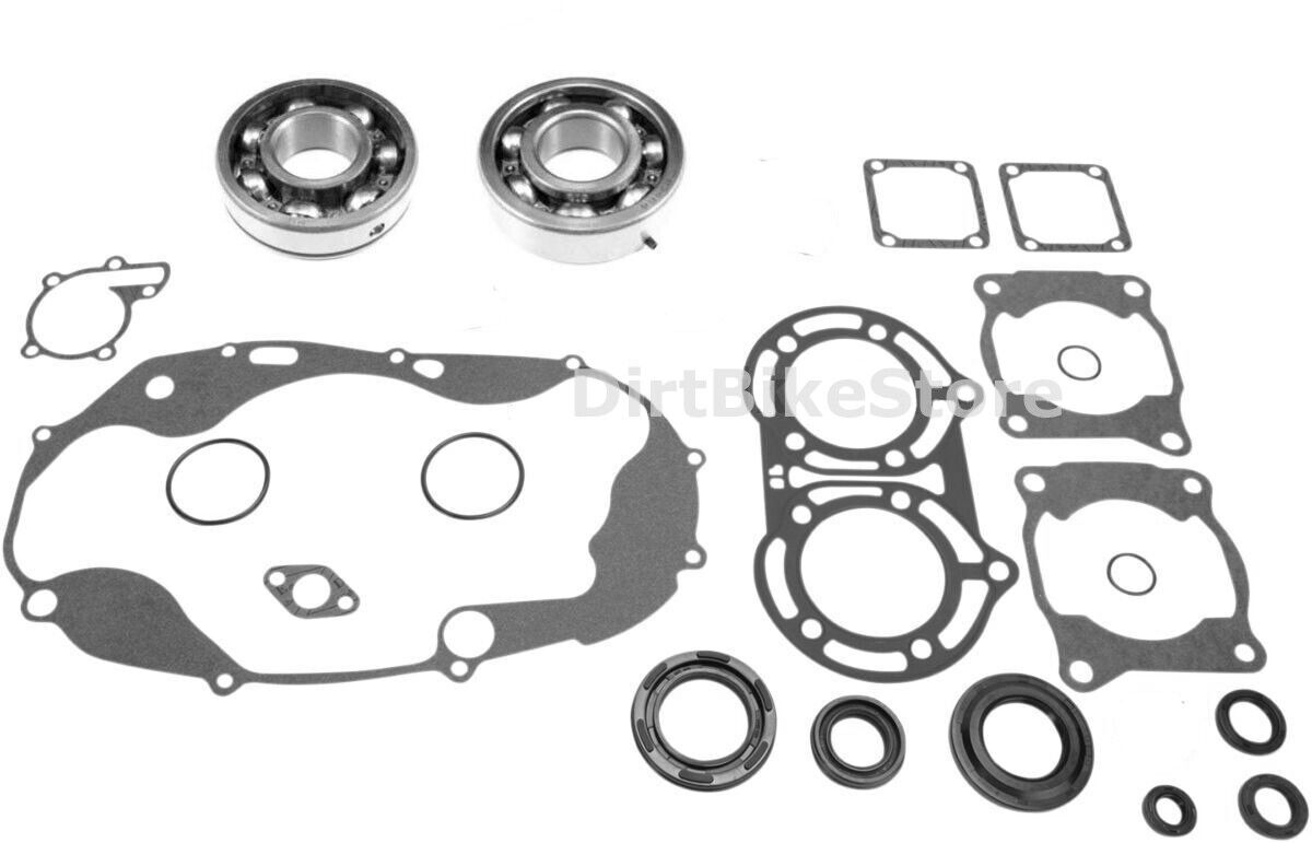 Yamaha RD 250 LC (1980-1986) Engine Rebuild Kit Main Bearings Gasket Set & Seals