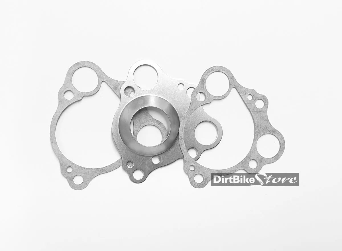 Honda CR 125 R ( 1987 - 2004 ) Water Pump Baffle Separator Plate & Gaskets