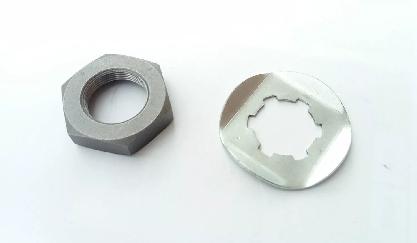 Yamaha DT 250 400 MX ( 1977-1982 ) Front Sprocket Tab Lock Washer & Nut