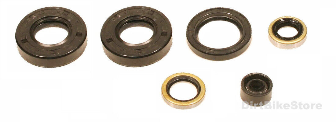 Kawasaki KX 60 ( 1985 - 2003 ) FULL Engine Oil Seal Set Kit x 6Pcs