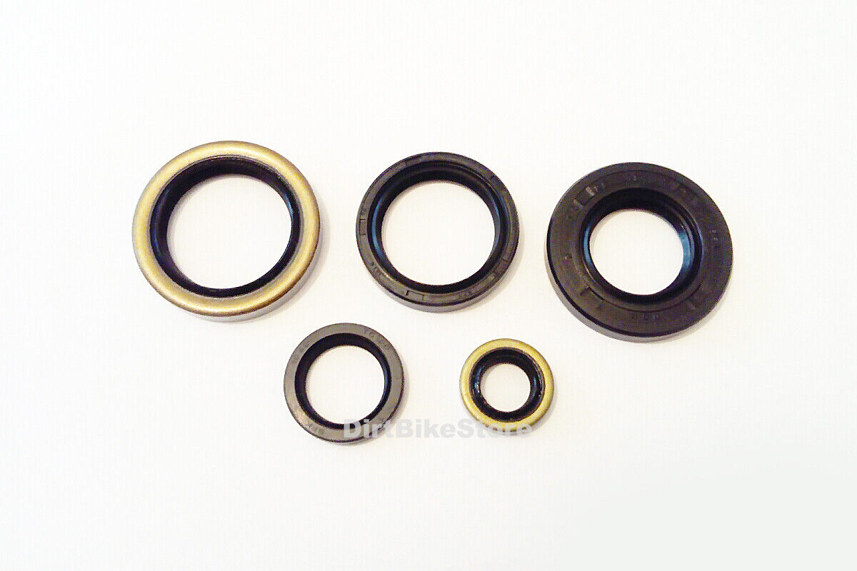 Kawasaki KX 250 A4 A5 Aircooled ( 1978 - 1979 ) Engine Oil Seal Kit x 5pcs