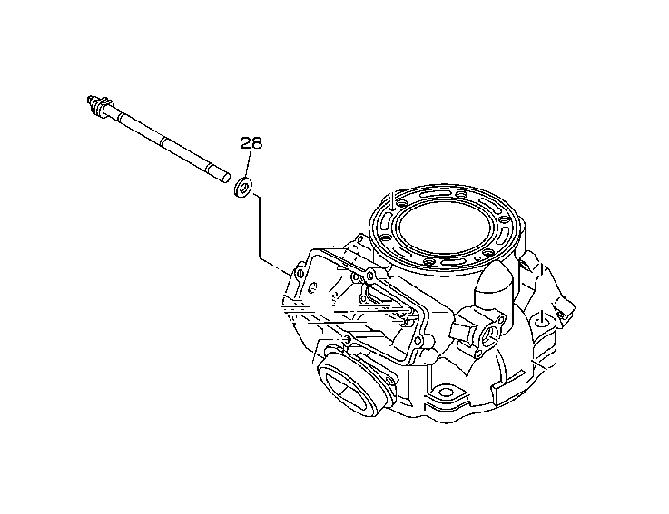 Yamaha YZ 65 ( 2018-2024 ) YZ 85 ( 2019-2024 ) Cylinder Powervalve Oil Seal