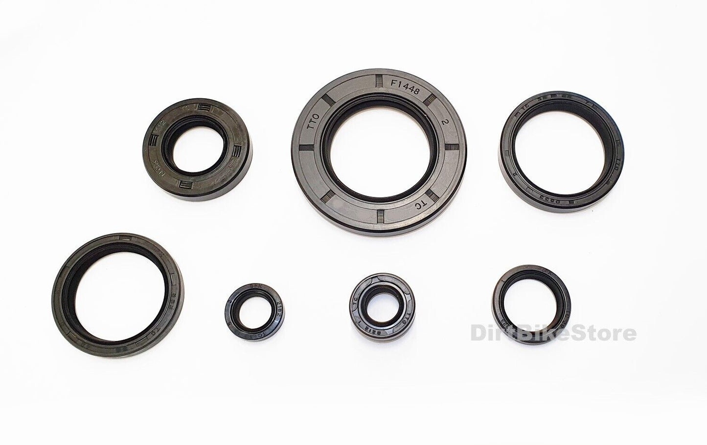 Suzuki RM 465 X Z ( 1981 1982 ) Air-Cooled Full Engine Oil Seal Set Kit x 7pcs