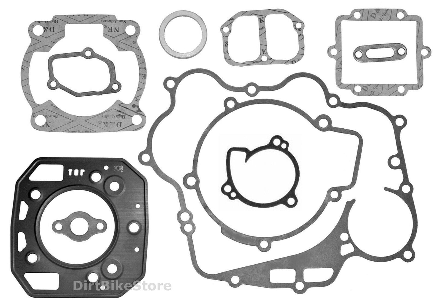Kawasaki KMX 200 (1988-1992) Engine Rebuild Kit Main Bearings Gasket Set & Seals