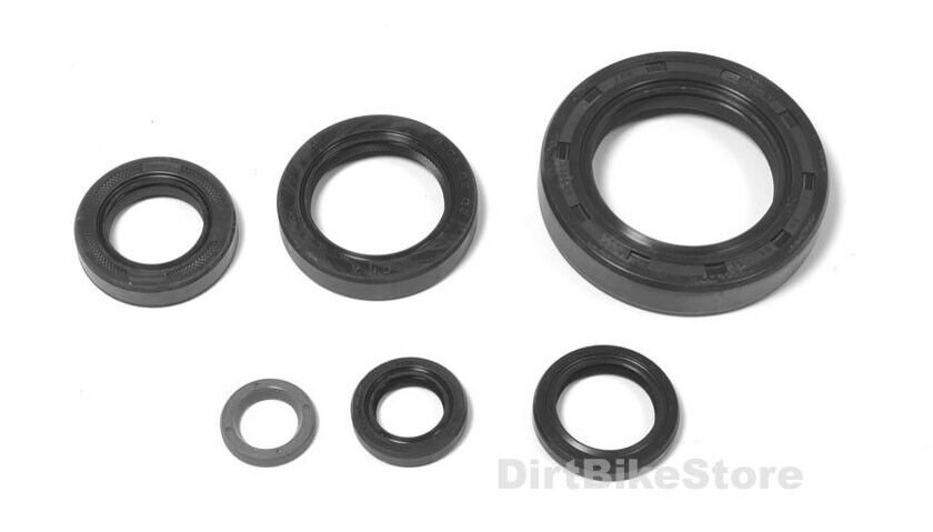 Honda CR 500 R ( 1985 1986 1987 ) FULL Engine Oil Seal Set Kit x 8 Pieces