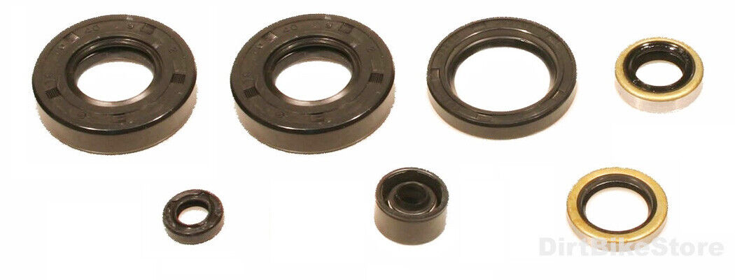 Kawasaki KX 125 ( 1982 1983 1984 1985 1986 1987 ) FULL Engine Oil Seal Set Kit