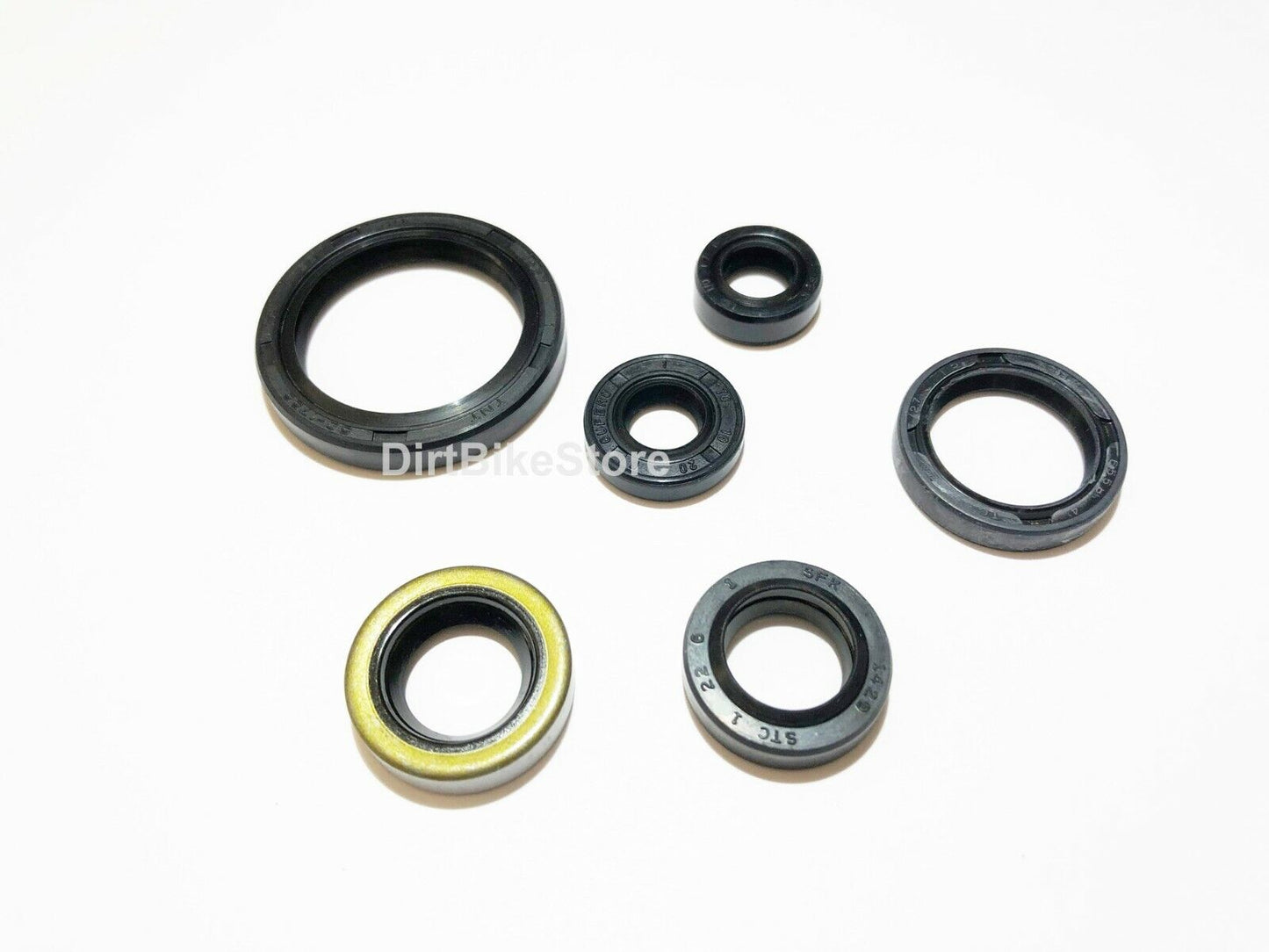 Suzuki DRZ 400 Z Kick Start (2000-2004) Engine Oil Seal Set Kit x 6pcs