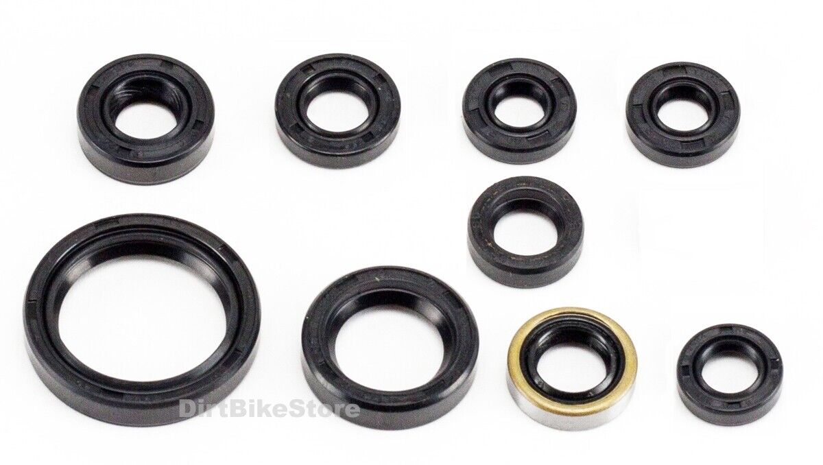 Kawasaki KXF 450 KX 450 F (2011 2012 2013 2014 2015) Engine Oil Seal Kit x9 Pieces