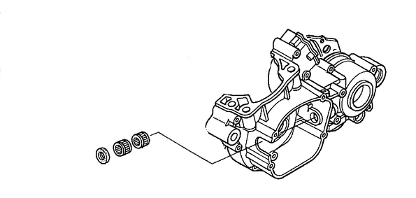 HONDA CR 500 R (1989-2001) Clutch Lifter Arm Shaft Oil Seal & Bearing Kit