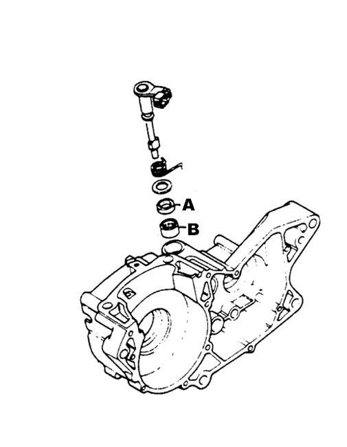 HONDA CR 250 R ( 1978 - 1983 )  Clutch Lifter Arm Shaft Oil Seal & Bearing Kit