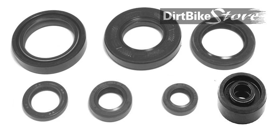Yamaha YZ 125 H Liquid-Cooled ( 1981 Only ) FULL Engine Oil Seal Set Kit x 7pcs