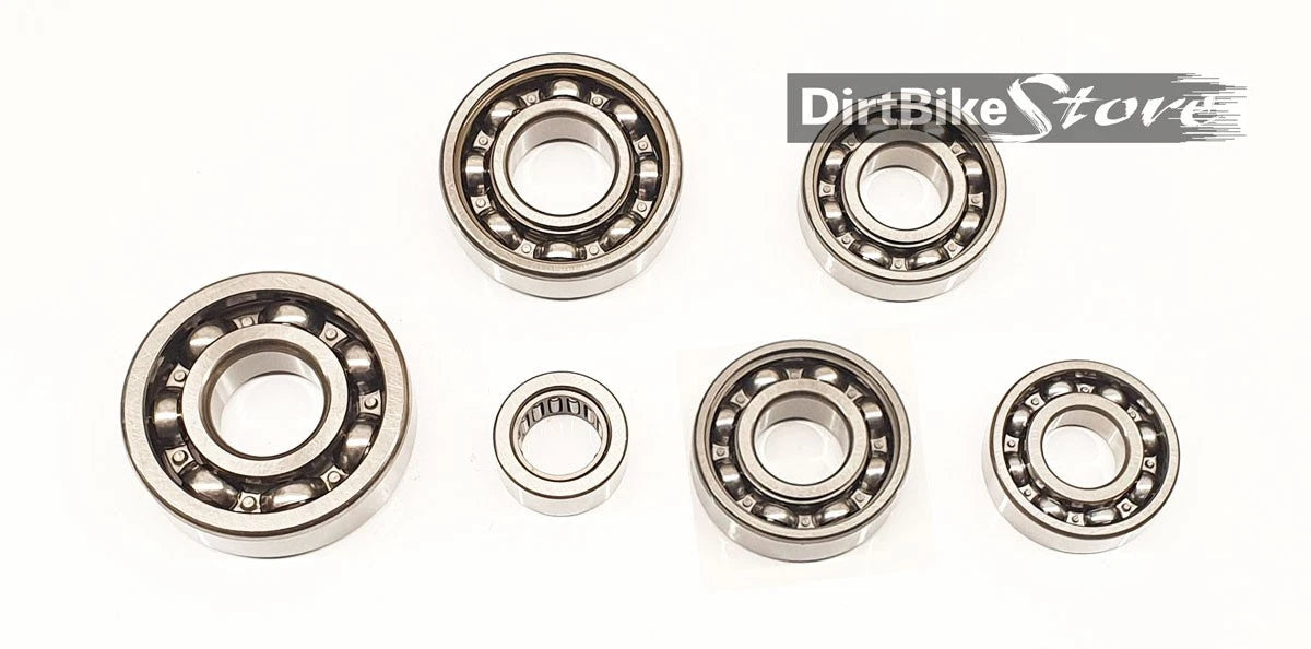 Yamaha DTR DT 125 R RE X SM (1988-2006) KOYO/NTN Transmission Gearbox Bearings x6pcs