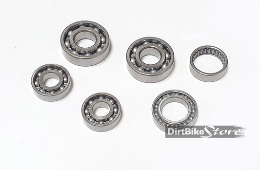 Suzuki RM 125 ( 1989 1990 1991 ) Transmission Gearbox Bearing kit Set of 6
