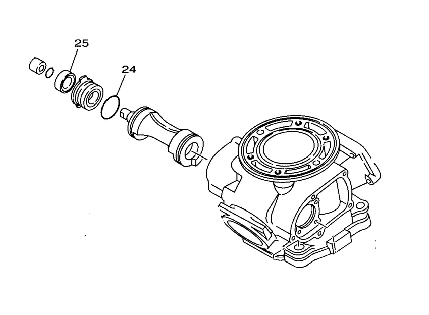 Yamaha YZ 250 (1986-1998) YZ 125 (1982-1991) Cylinder Powervalve Oil Seal O Ring