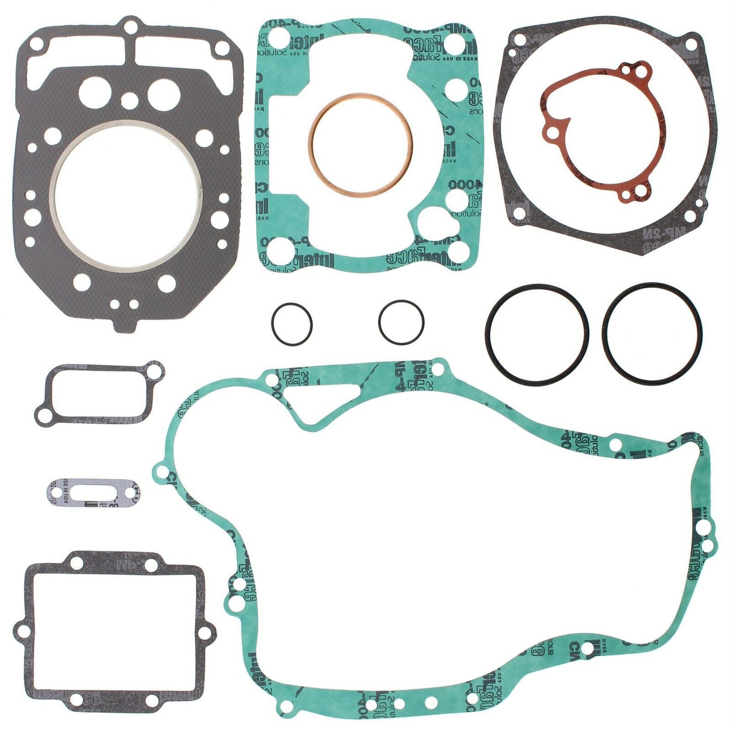 Kawasaki KX 250 D 1985 1986 Engine Rebuild Kit, Main Bearings Gasket Set & Seals