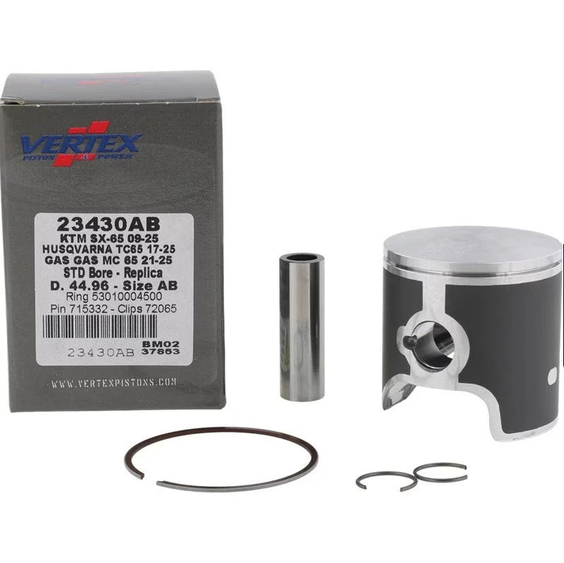 KTM 65 SX ( 2024-2027 ) Cylinder With Vertex Piston Kit, SE Brg, Top Gasket Set