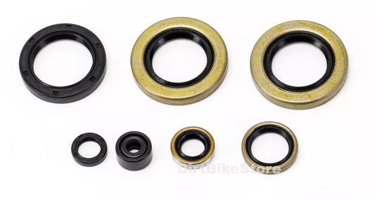 Kawasaki KX 500 ( 1985 Only ) FULL Engine Oil Seal Set Kit x 7 Pieces