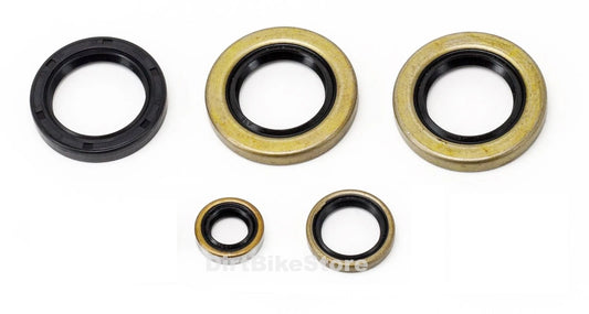 Kawasaki KX 500 Aircooled ( 1983 - 1984 ) FULL Engine Oil Seal Set Kit x5 Pieces