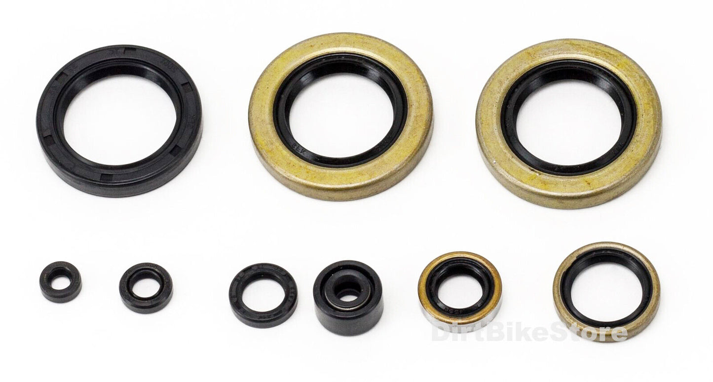 Kawasaki KX 500 ( 1986 1987 1988 ) FULL Engine Oil Seal Set Kit x 9 Pieces